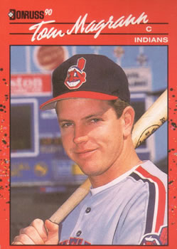 #374 Tom Magrann - Cleveland Indians - 1990 Donruss Baseball