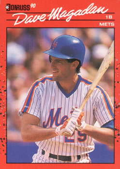 #383 Dave Magadan - New York Mets - 1990 Donruss Baseball