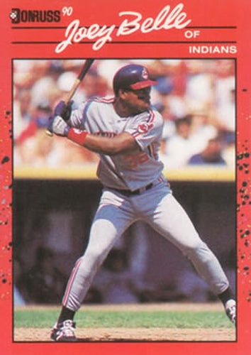 #390 Joey Belle - Cleveland Indians - 1990 Donruss Baseball