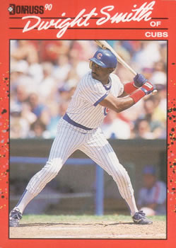 #393 Dwight Smith - Chicago Cubs - 1990 Donruss Baseball