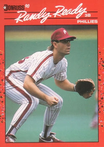#396 Randy Ready - Philadelphia Phillies - 1990 Donruss Baseball