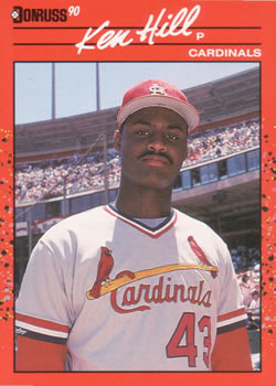 #397 Ken Hill - St. Louis Cardinals - 1990 Donruss Baseball