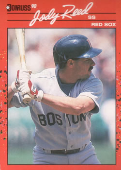 #398 Jody Reed - Boston Red Sox - 1990 Donruss Baseball