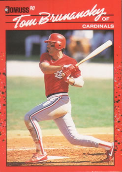 #399 Tom Brunansky - St. Louis Cardinals - 1990 Donruss Baseball
