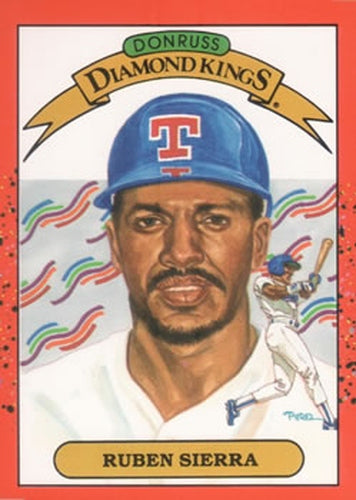 #3 Ruben Sierra - Texas Rangers - 1990 Donruss Baseball