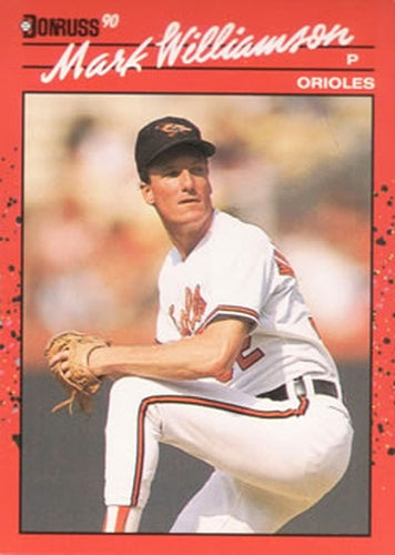 #406 Mark Williamson - Baltimore Orioles - 1990 Donruss Baseball