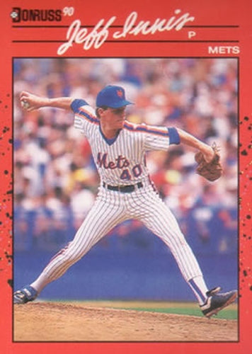 #408 Jeff Innis - New York Mets - 1990 Donruss Baseball