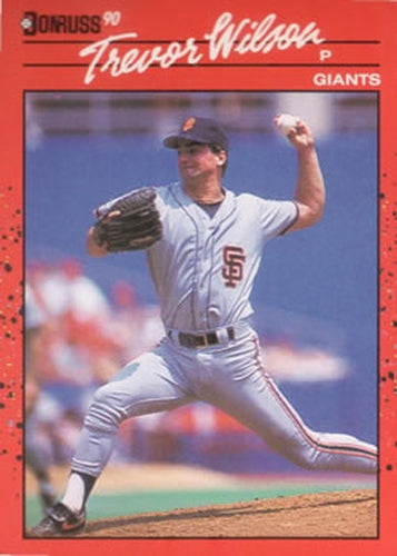#414 Trevor Wilson - San Francisco Giants - 1990 Donruss Baseball