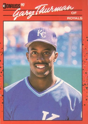 #416 Gary Thurman - Kansas City Royals - 1990 Donruss Baseball