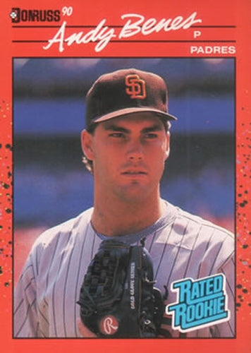 #41 Andy Benes - San Diego Padres - 1990 Donruss Baseball