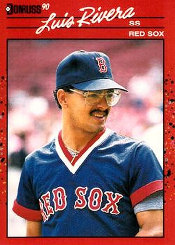 #421 Luis Rivera - Boston Red Sox - 1990 Donruss Baseball