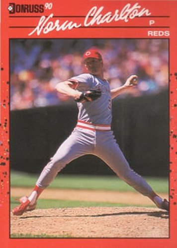 #426 Norm Charlton - Cincinnati Reds - 1990 Donruss Baseball