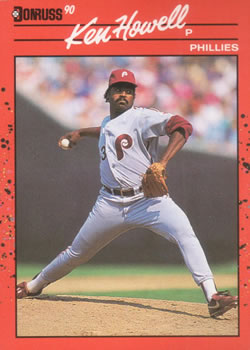 #430 Ken Howell - Philadelphia Phillies - 1990 Donruss Baseball