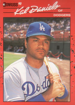#432 Kal Daniels - Los Angeles Dodgers - 1990 Donruss Baseball