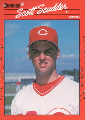 #435 Scott Scudder - Cincinnati Reds - 1990 Donruss Baseball