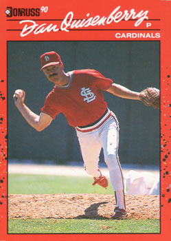 #437 Dan Quisenberry - St. Louis Cardinals - 1990 Donruss Baseball