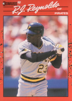#447 R.J. Reynolds - Pittsburgh Pirates - 1990 Donruss Baseball
