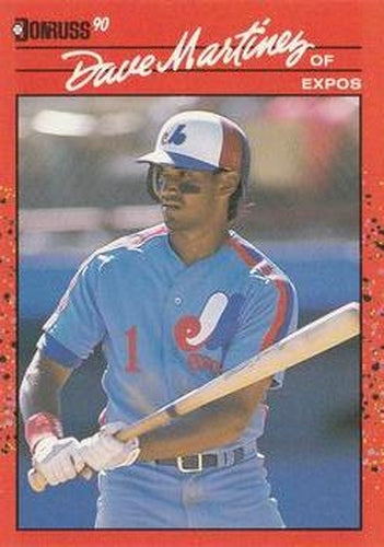 #452 Dave Martinez - Montreal Expos - 1990 Donruss Baseball