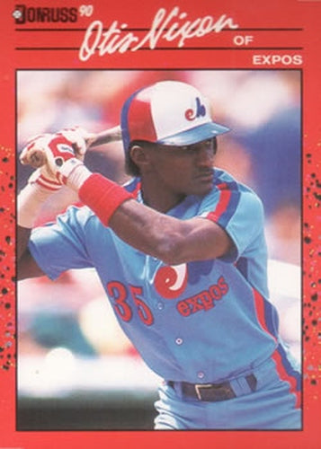#456 Otis Nixon - Montreal Expos - 1990 Donruss Baseball