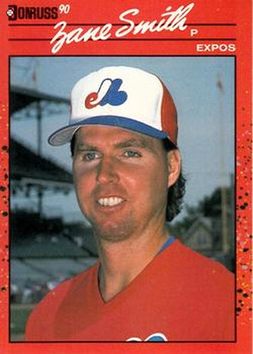 #460 Zane Smith - Montreal Expos - 1990 Donruss Baseball