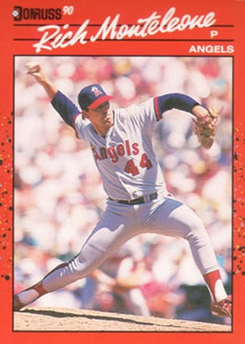 #462 Rich Monteleone - California Angels - 1990 Donruss Baseball