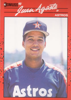 #477 Juan Agosto - Houston Astros - 1990 Donruss Baseball
