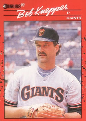 #485 Bob Knepper - San Francisco Giants - 1990 Donruss Baseball