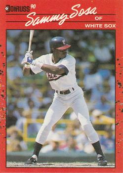 #489 Sammy Sosa - Chicago White Sox - 1990 Donruss Baseball