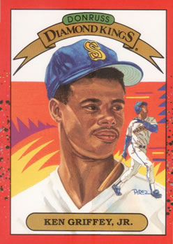 #4 Ken Griffey Jr. - Seattle Mariners - 1990 Donruss Baseball