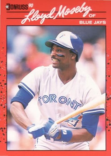 #504 Lloyd Moseby - Toronto Blue Jays - 1990 Donruss Baseball