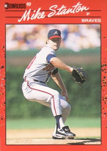 #508 Mike Stanton - Atlanta Braves - 1990 Donruss Baseball