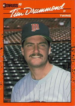 #510 Tim Drummond - Minnesota Twins - 1990 Donruss Baseball