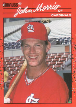 #516 John Morris - St. Louis Cardinals - 1990 Donruss Baseball