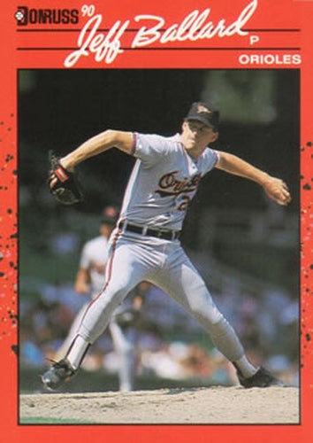 #51 Jeff Ballard - Baltimore Orioles - 1990 Donruss Baseball