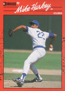#522 Mike Harkey - Chicago Cubs - 1990 Donruss Baseball