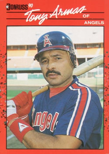 #525 Tony Armas - California Angels - 1990 Donruss Baseball
