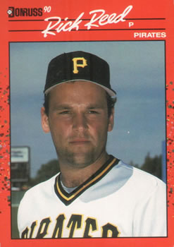 #527 Rick Reed - Pittsburgh Pirates - 1990 Donruss Baseball