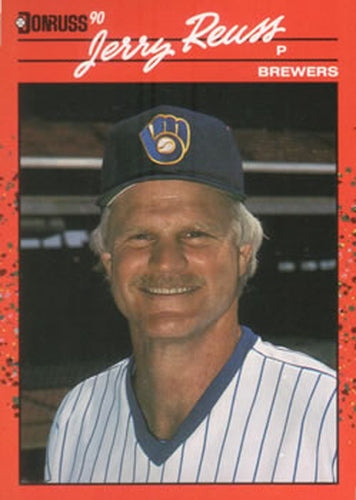 #528 Jerry Reuss - Milwaukee Brewers - 1990 Donruss Baseball