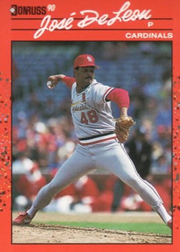 #536 Jose DeLeon - St. Louis Cardinals - 1990 Donruss Baseball
