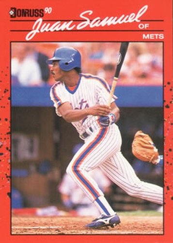 #53 Juan Samuel - New York Mets - 1990 Donruss Baseball
