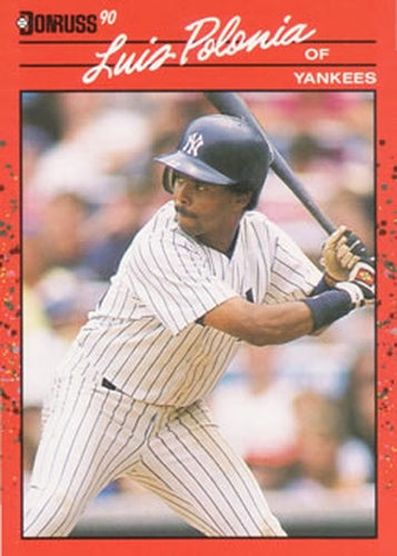 #547 Luis Polonia - New York Yankees - 1990 Donruss Baseball