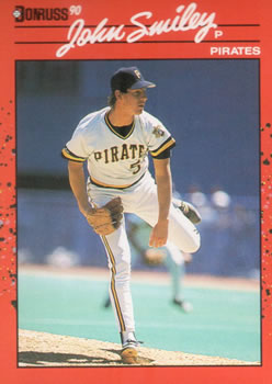 #54 John Smiley - Pittsburgh Pirates - 1990 Donruss Baseball