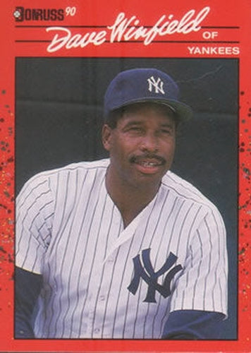 #551 Dave Winfield - New York Yankees - 1990 Donruss Baseball