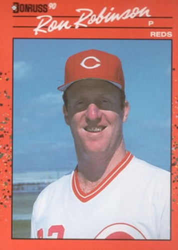 #553 Ron Robinson - Cincinnati Reds - 1990 Donruss Baseball