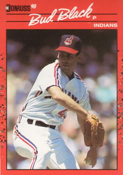#556 Bud Black - Cleveland Indians - 1990 Donruss Baseball