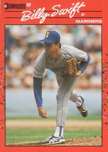#566 Bill Swift - Seattle Mariners - 1990 Donruss Baseball