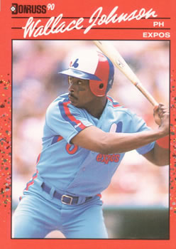#570 Wallace Johnson - Montreal Expos - 1990 Donruss Baseball
