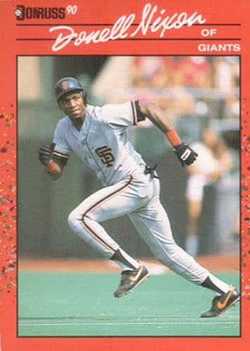 #571 Donell Nixon - San Francisco Giants - 1990 Donruss Baseball