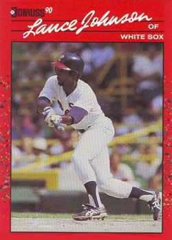 #573 Lance Johnson - Chicago White Sox - 1990 Donruss Baseball