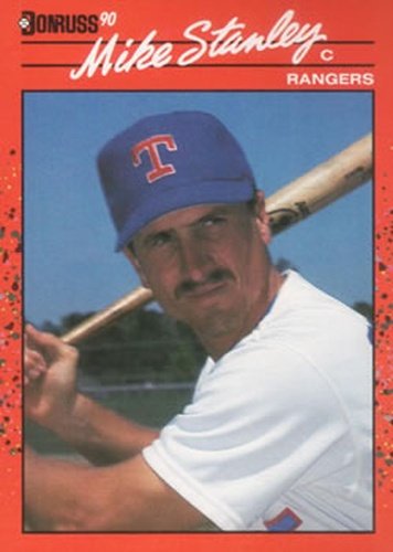 #579 Mike Stanley - Texas Rangers - 1990 Donruss Baseball